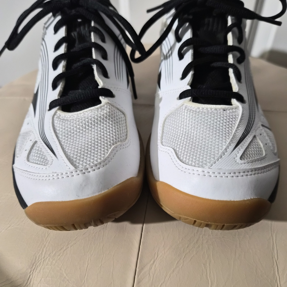 White Athletic Sneakers with Gum Soles